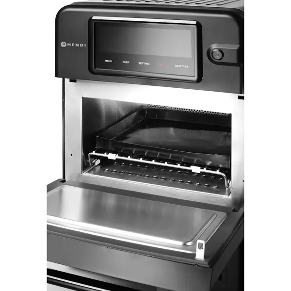 High Speed Oven | CombiTurbo | Elektrisch | 93°C/275°C | Hetelucht + Magnetron | 3kW (230V) | Touchscreen + USB | 402x735x608(h)mm