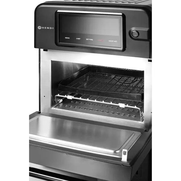 High Speed Oven | CombiTurbo | Elektrisch | 93°C/275°C | Hetelucht + Magnetron | 3kW (230V) | Touchscreen + USB | 402x735x608(h)mm