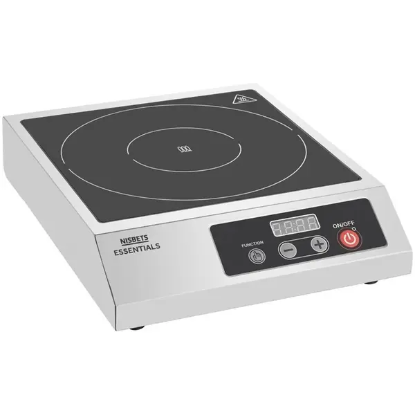 Inductiekookplaat | 1 Kookpunt (Ø280) | 60°C/240°C | 3kW (230V) | Timer | 310x388x90(h)mm