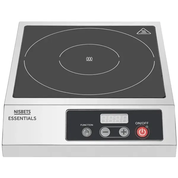 Inductiekookplaat | 1 Kookpunt (Ø280) | 60°C/240°C | 3kW (230V) | Timer | 310x388x90(h)mm