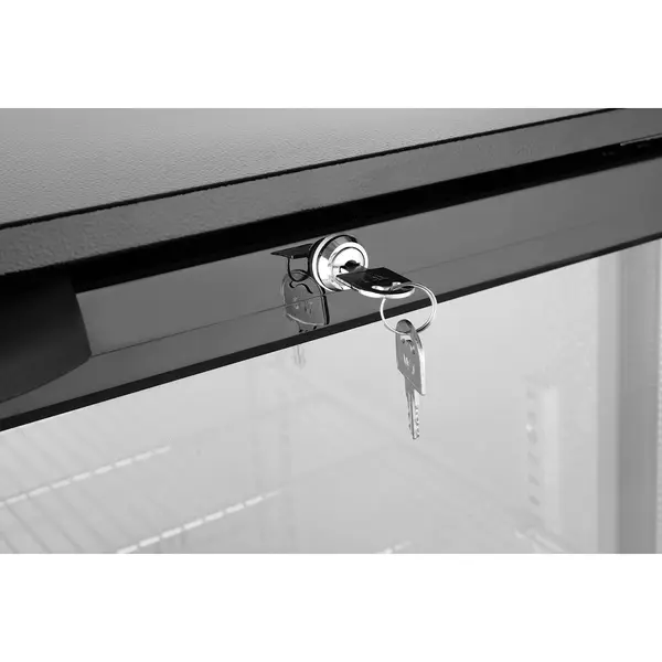Barkoelkast | 103L | Zwart | +2°C/+10°C | Statisch + Ventilator | 500x530x865(h)mm