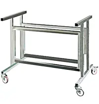 ElanGrill Trolley | ElanGrill DELTA 42P/84P Kippengrills | RVS | Wielen | 930(h)mm 