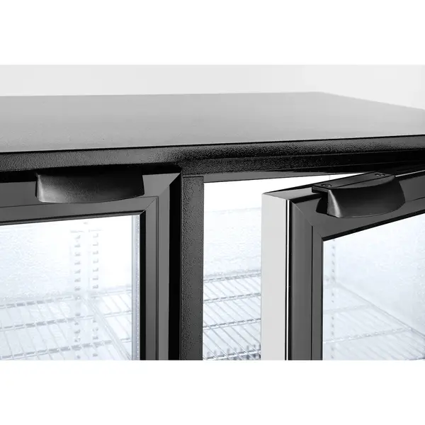 Barkoelkast | 198L | Zwart | +2°C/+10°C | Statisch + Ventilator | Draaideuren | 900x530x865(h)mm