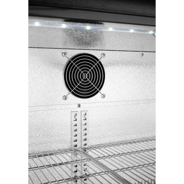 Barkoelkast | 198L | Zwart | +2°C/+10°C | Statisch + Ventilator | Draaideuren | 900x530x865(h)mm