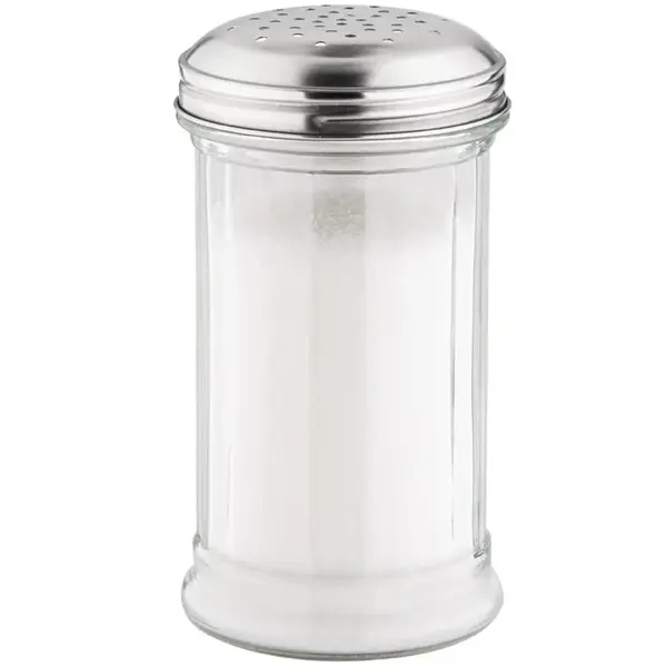 Suikerstrooier | Glas | 0.34L | Schroefdop | Ø70x140(h)mm