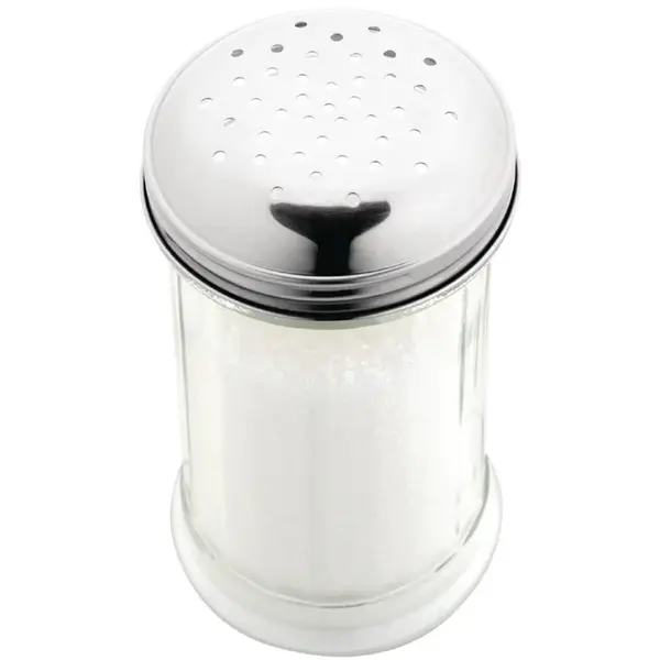 Suikerstrooier | Glas | 0.34L | Schroefdop | Ø70x140(h)mm