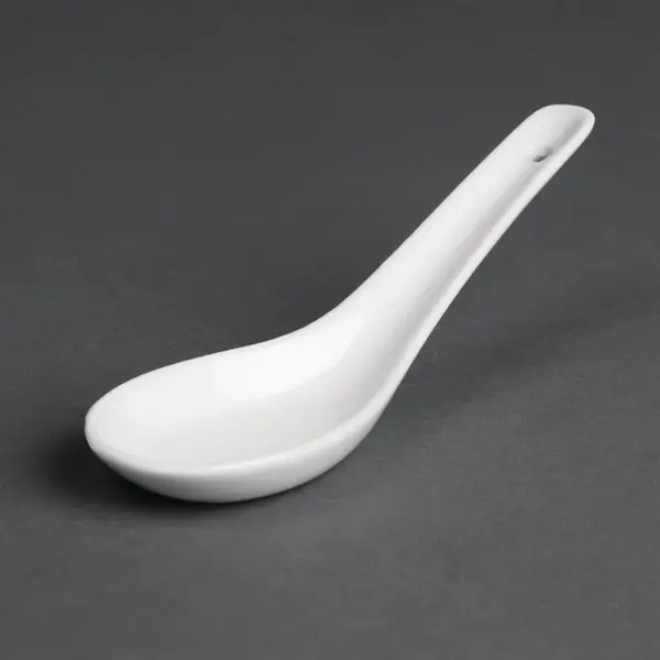 Tapaslepels | Porselein | 24 Stuks | Lengte 130mm