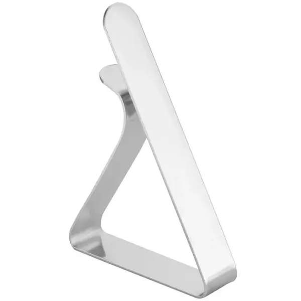 Tafelkleedklemmen | RVS | 4 Stuks | 57x12x73(h)mm