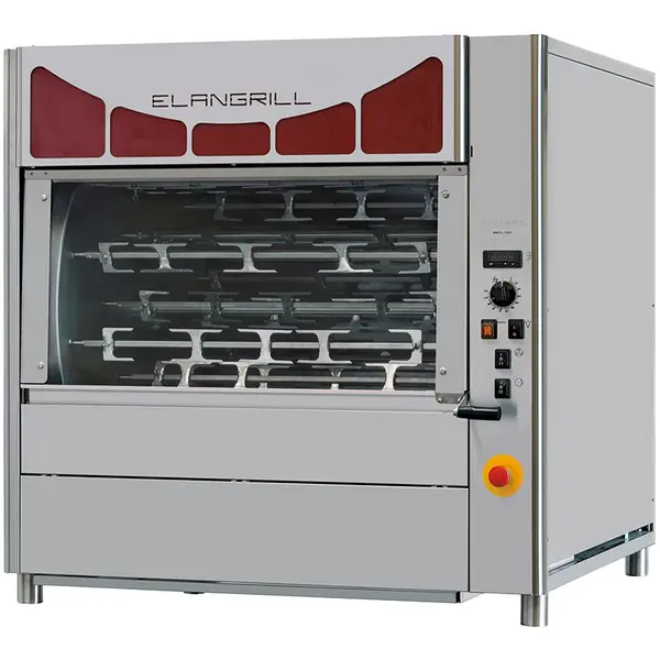 Kippengrill | GER | Elektrisch | 10 Spitten | 60-75 Kippen | 17.5kW (400V) | 1102x933x1051(h)mm