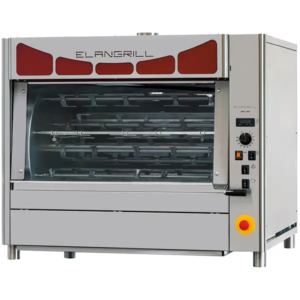 Kippengrill | GER | Elektrisch | 12 Spitten | 72-90 Kippen | 19.8kW (400V) | 1102x933x1126(h)mm