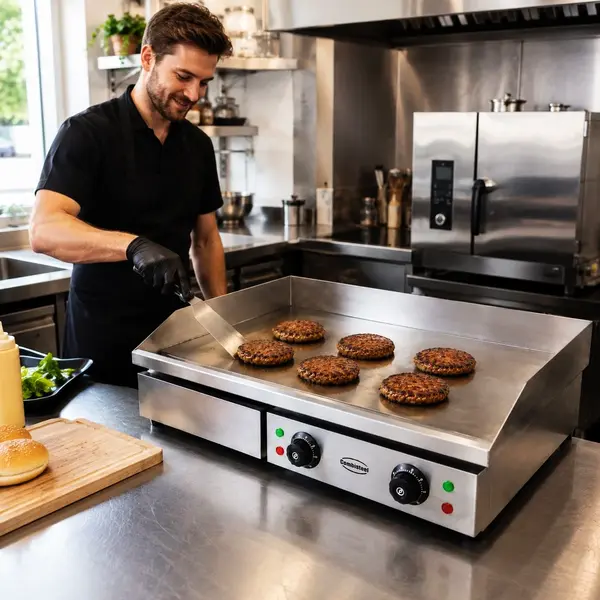 Bakplaat/Grillplaat | Glad | 3.5kW (230V) | 730x510x230(h)mm