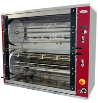 ElanGrill Kippengrill | DOUBLE GRILL | Elektrisch | 12 Spitten | 84 Kippen | 18kW (400V) | 1420x680x1230(h)mm 