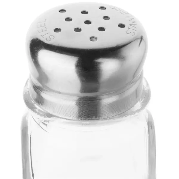 Peper-/Zoutstrooiers | Glas/RVS | 0.06L | 12 Stuks | Ø40x100(h)mm