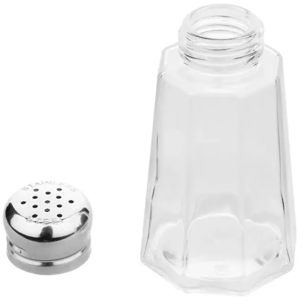 Peper-/Zoutstrooiers | Glas/RVS | 0.06L | 12 Stuks | Ø47x93(h)mm