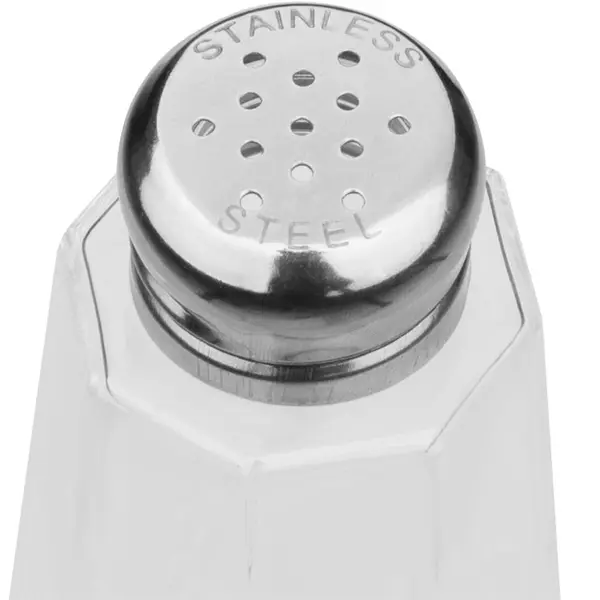 Peper-/Zoutstrooiers | Glas/RVS | 0.06L | 12 Stuks | Ø47x93(h)mm