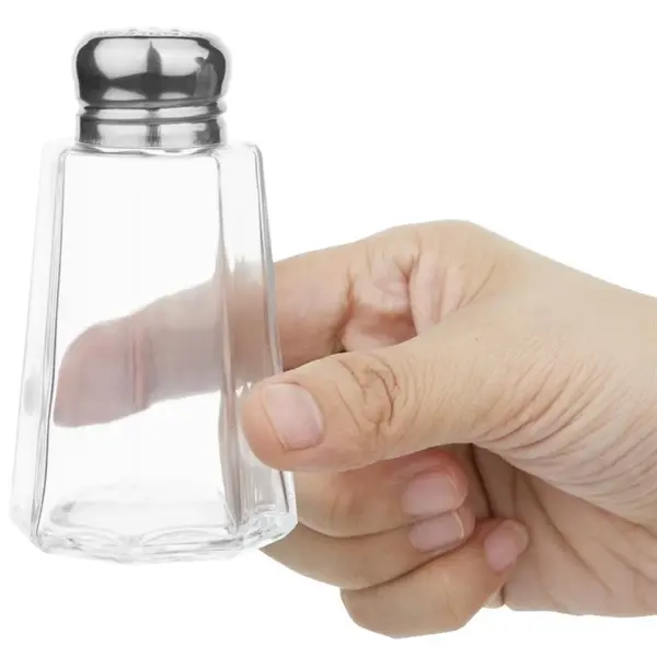 Peper-/Zoutstrooiers | Glas/RVS | 0.06L | 12 Stuks | Ø47x93(h)mm