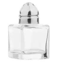 Olympia Peper-/Zoutstrooiers | Glas/RVS | 0.02L | 12 Stuks | Ø30x50(h)mm