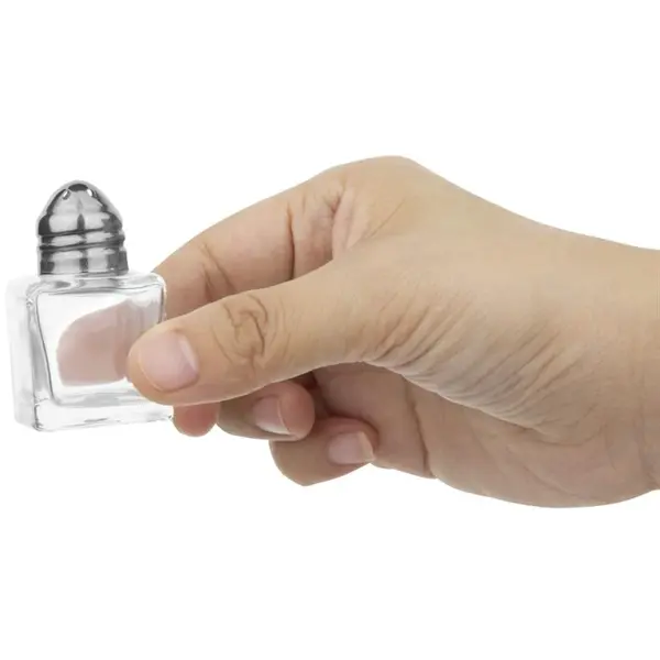 Peper-/Zoutstrooiers | Glas/RVS | 0.02L | 12 Stuks | Ø30x50(h)mm