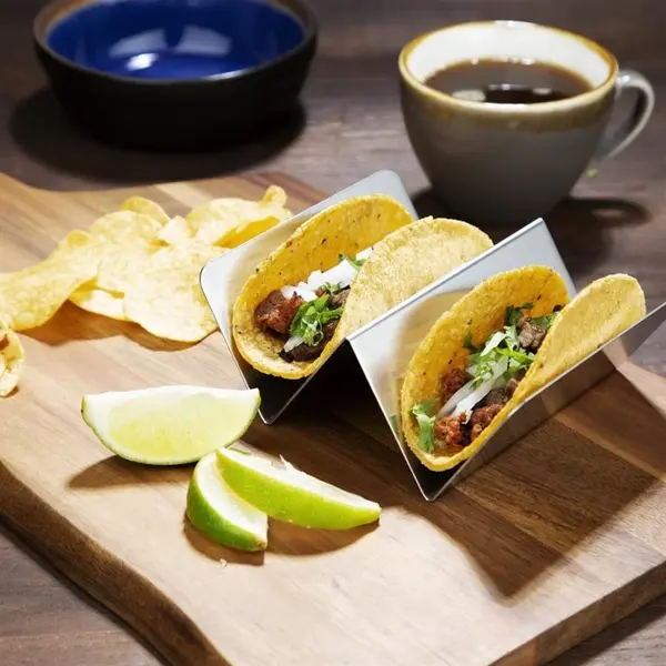 Tacostandaard | RVS | 2 Taco's | 135x115x53(h)mm