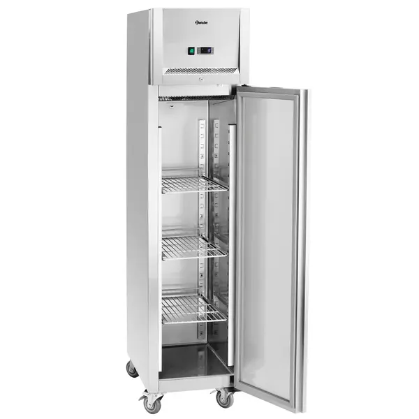 Koelkast | 335L (1/1 GN) | RVS | 0°C/+10°C | Geforceerd | Wielen (Geremd) | 500x740x2030(h)mm
