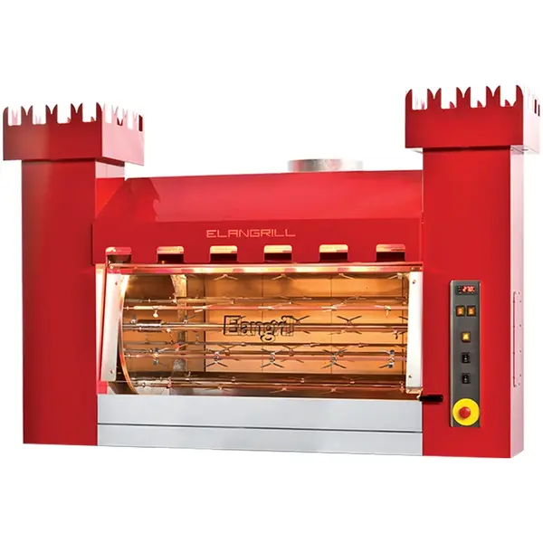 Kippengrill | TORRE | Hout | 18 Spitten | 126 Kippen | 1900x1350x1255(h)mm