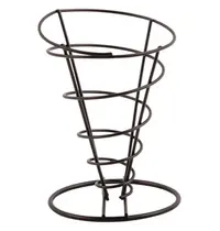 Olympia Frietzakhouder | Metaal | Zwart | Per Stuk | Ø115x175(h)mm