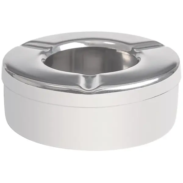 Terras Asbakken | RVS | 6 Stuks | Ø90x35(h)mm