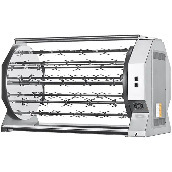 Kippengrill | CAMINO | Hout | 18 Spitten | 126 Kippen | 0.25kW (230V) | 1460x800x920(h)mm