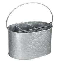 Olympia Tafelcaddy | Stalen | 6 Vakken | Uitneembare Verdeler | 245x175x135mm