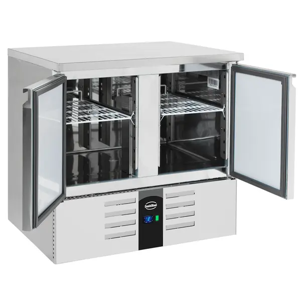 Vrieswerkbank | COMPACT LINE | 257L | 2 Deuren (1/1 GN) | -10°C/-20°C | Statisch + Ventilator | 943x700x855(h)mm