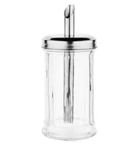 Olympia Suikerstrooier | RVS/Glas | Ø75x175(h)mm