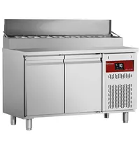 Diamond Saladette | GASTRO LINE EVO | 260L | 2 Deuren (1/1 GN) | Boven 7x 1/4 GN | 0°C/+8°C | Geforceerd | Kanteldeksel | 1380x700x900/1073(h)mm