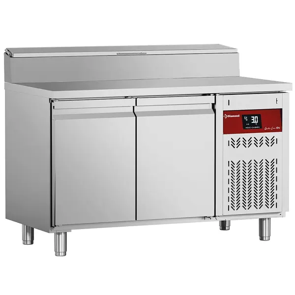 Saladette | GASTRO LINE EVO | 260L | 2 Deuren (1/1 GN) | Boven 7x 1/4 GN | 0°C/+8°C | Geforceerd | Kanteldeksel | 1380x700x900/1073(h)mm