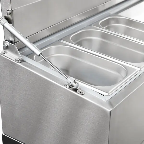 Saladette | GASTRO LINE EVO | 260L | 2 Deuren (1/1 GN) | Boven 7x 1/4 GN | 0°C/+8°C | Geforceerd | Kanteldeksel | 1380x700x900/1073(h)mm