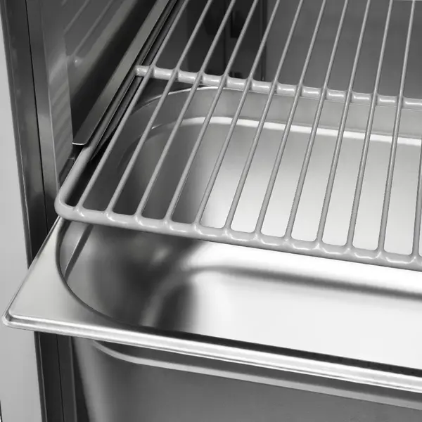 Saladette | GASTRO LINE EVO | 405L | 3 Deuren (1/1 GN) | Boven 10x 1/4 GN | 0°C/+8°C | Geforceerd | Kanteldeksel | 1840x700x900/1073(h)mm