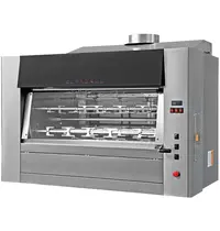 ElanGrill Kippengrill | LEGNA | Hout | 18 Spitten | 108 Kippen | 1386x1350x1289(h)mm 