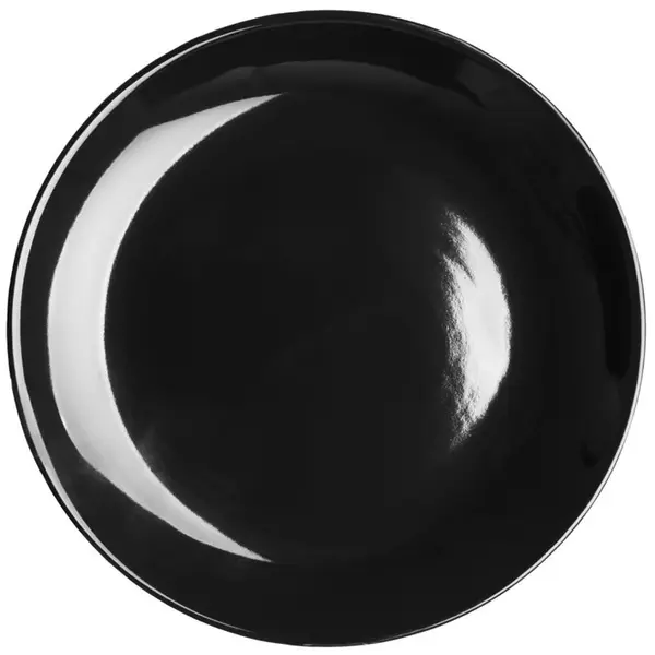 Coupeborden | CAFÉ | Keramiek | Zwart | 12 Stuks | Ø200x29(h)mm