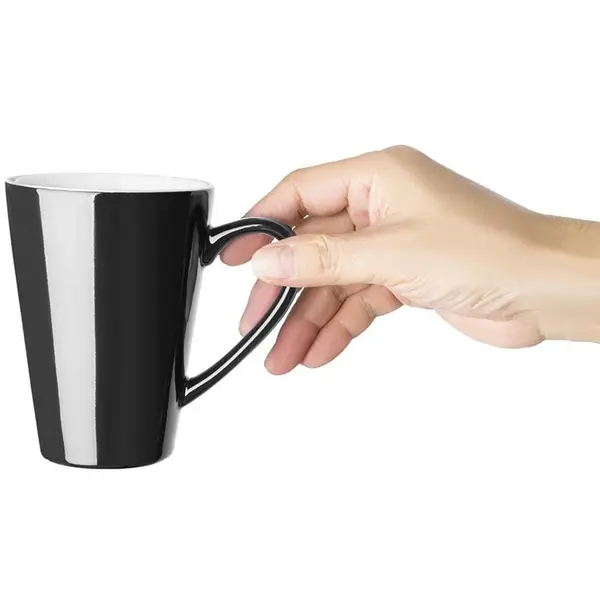 Mokken | CAFÉ | Keramiek | Zwart | 34cl | 12 Stuks | 160x125x117(h)mm