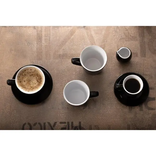 Mokken | CAFÉ | Keramiek | Zwart | 34cl | 12 Stuks | 160x125x117(h)mm