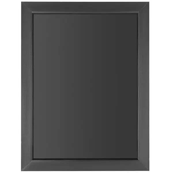 Wandkrijtbord | Hout | Zwart | 600x450mm