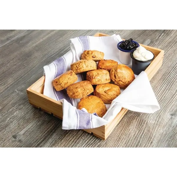 Sauspotjes | Geëmailleerd Staal | Wit/Blauw | 11.4cl | 6 Stuks | Ø65x60(h)mm