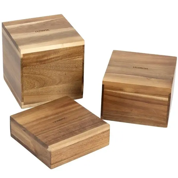 Displayverhogers | Hout | 3 Stuks | 50/100/150(h)mm