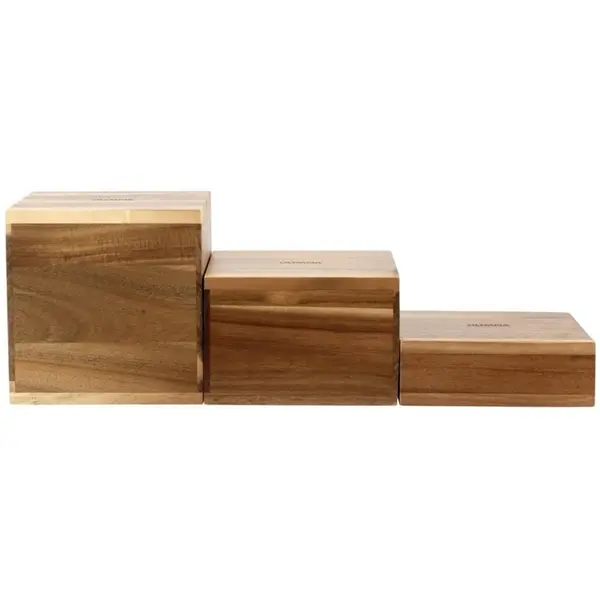 Displayverhogers | Hout | 3 Stuks | 50/100/150(h)mm