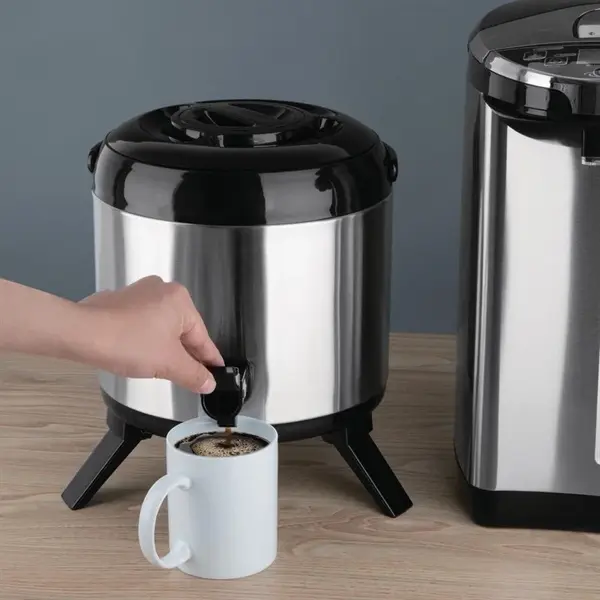 Drankendispenser | RVS | 6L | Dubbelwandig | Ø235x375(h)mm