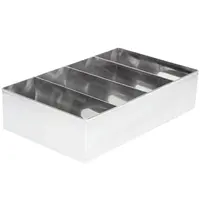 Olympia Bestekbak | RVS | 4-vaks | 255x105x415(h)mm
