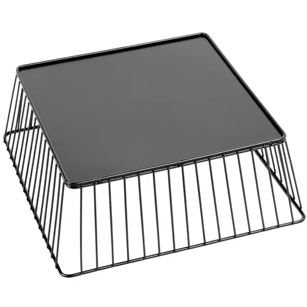 Serveermand | WIRE | Ijzer | Zwart | Per Stuk | 280x280x100(h)mm