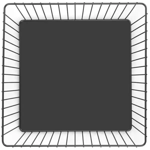 Serveermand | WIRE | Ijzer | Zwart | Per Stuk | 280x280x100(h)mm