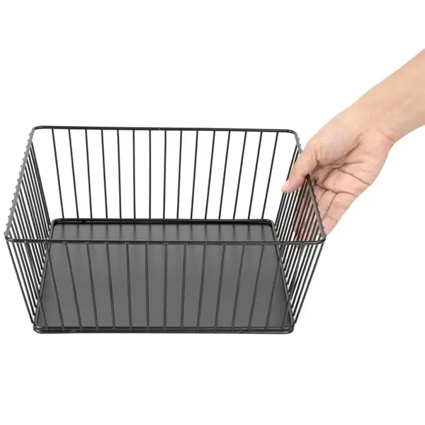 Serveermand | WIRE | Ijzer | Zwart | Per Stuk | 280x280x100(h)mm