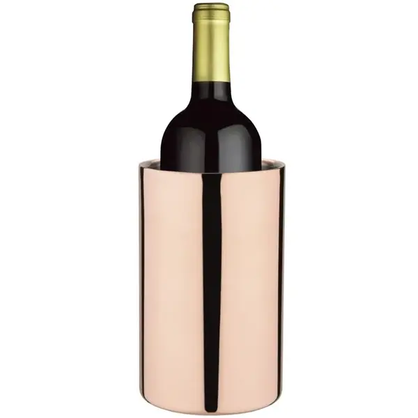Wijnkoeler | RVS | Koperlook | 2L | Dubbelwandig | Ø120x195(h)mm