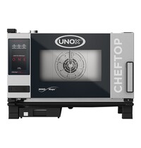 UNOX ChefTop (GN1/1)x03 MindOne | 3kW/h | Met pure-antikalkfilter | 780x750x540(h)mm